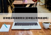 区块链公司级别划分[区块链公司有前途吗]